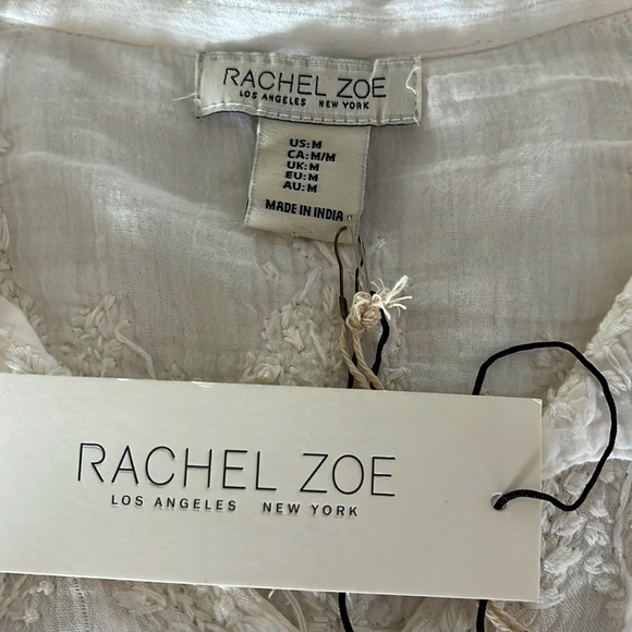 Rachel Zoe White blouse NWT - Picture 5 of 6